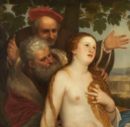 Kopie von Tizians Susanna im Bade